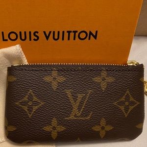 Monogram Louis Vuitton key pouch